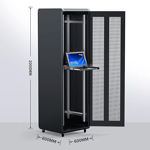 Miniatura 8 de MT-VIKI Consola KVM de montaje en rack de 1U, conmutador KVM VGA de 8 puertos con monitor LCD de 15,6 pulgadas, 1080P, montaje en gabinete de