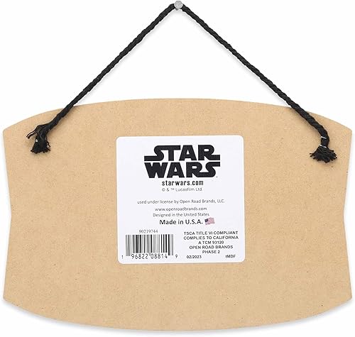 Miniatura 10 de Disney Star Wars The Mandalorian - Letrero colgante de madera de doble cara  Arte de pared para guardería Baby Yoda  La recompensa más linda del