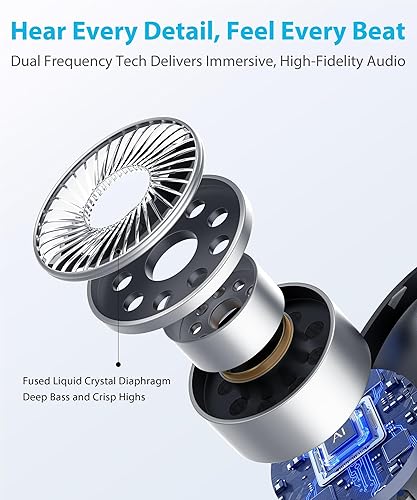 Miniatura 5 de Auriculares ultra abiertos  Auriculares ergonómicos con clip, conducción ósea sobre la oreja con diseño impermeable y ajuste seguro para orejas