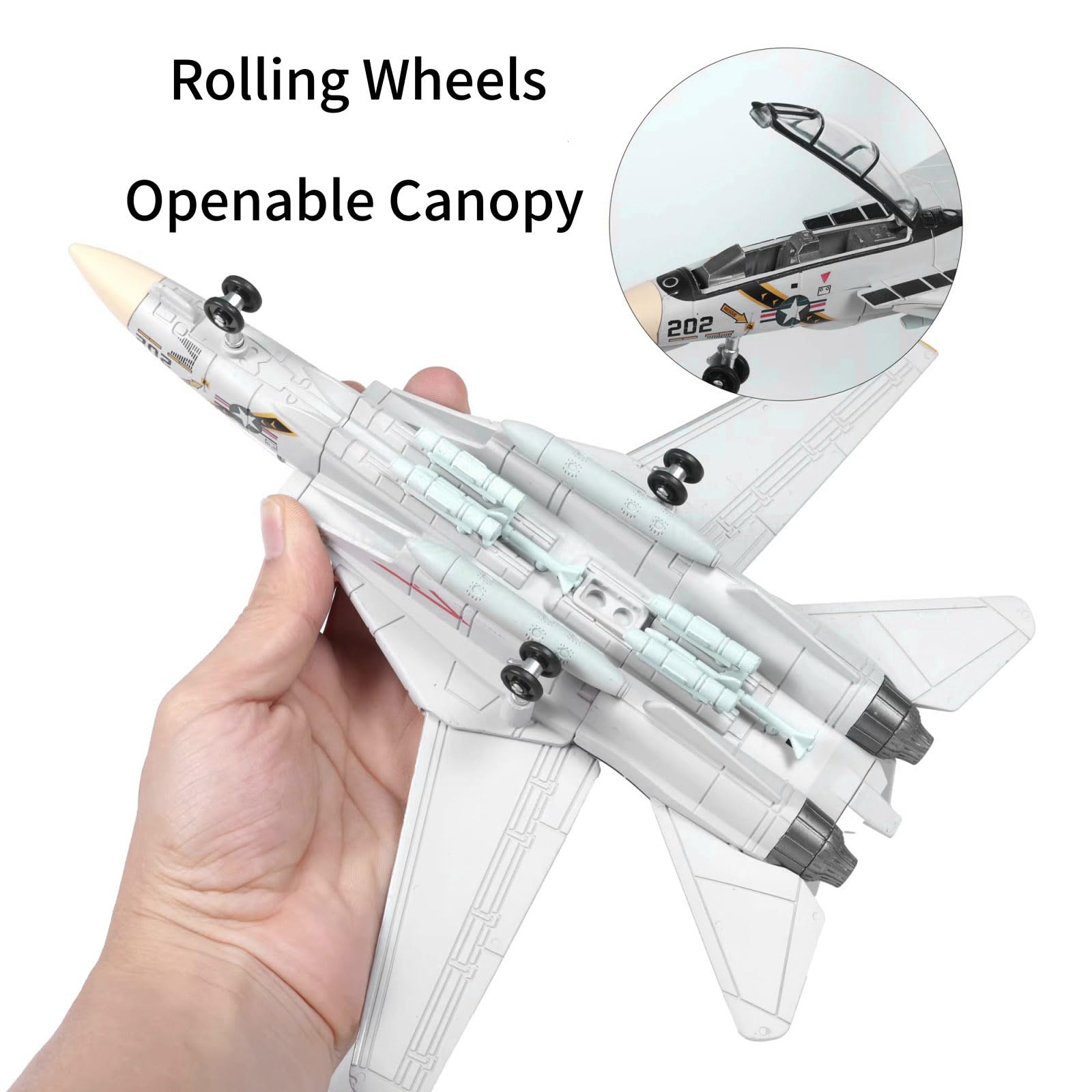 Amazon.co.jp: プラスチック製 アメリカ海軍 F-14 トムキャット 戦闘機