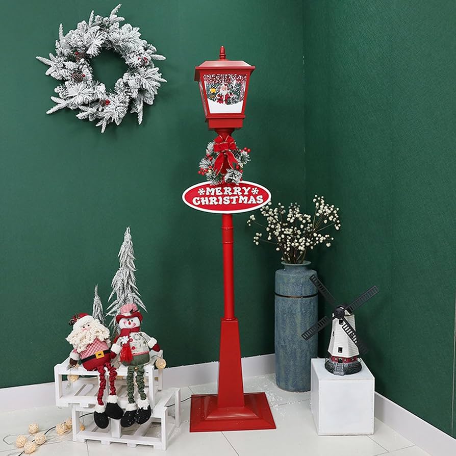 クリスマス街路灯 クリスマス置物 街灯 LEDライト レッド,180cm クリスマス街路灯 クリスマス置物 街灯 LEDライト レッド,180cm