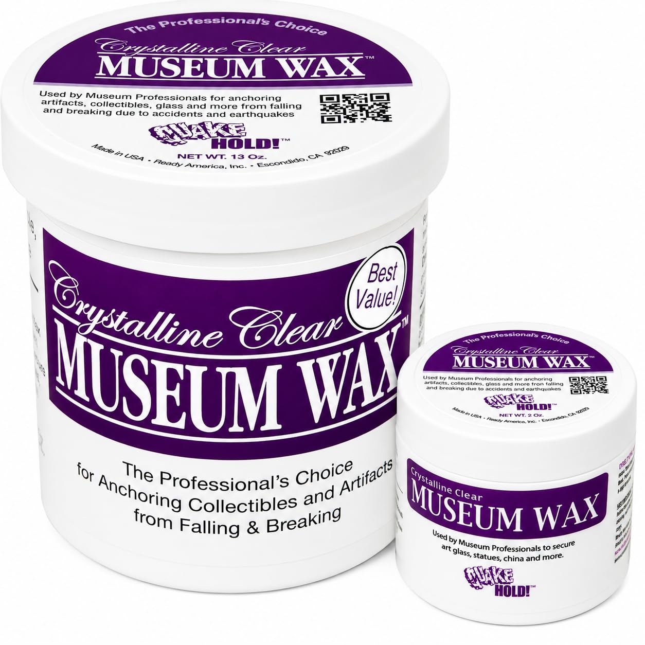 添加剤ビンテージクイックWax Amazon.com: QuakeHold! 44611 Wax Combo Pack (13 oz + 2 oz