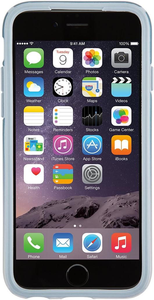 Speck Products CandyShell Inked Luxury Edition Case for iPhone 6 Plus/6S Plus - Retail Packaging-Silver Ombre/Nickle Grey