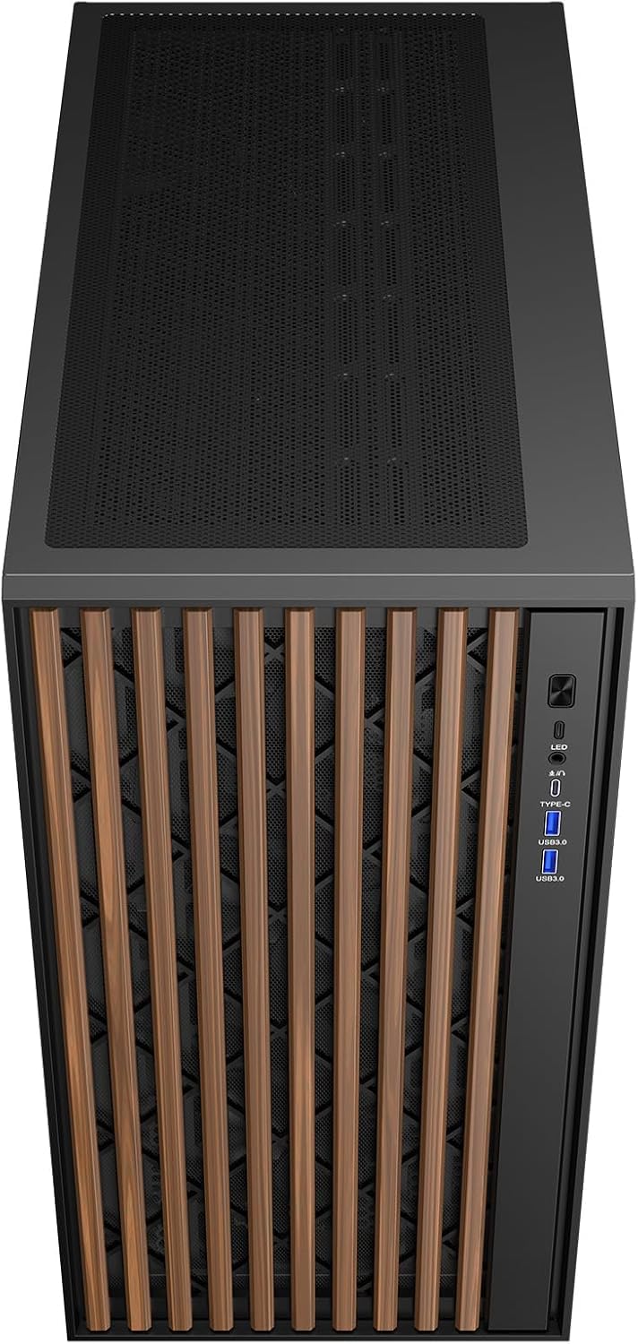 Computer Gaming PC WOODY (R7 7700, RTX 5070 12GB) 32GB RAM 1TB NVMe WIFI Bluetooth