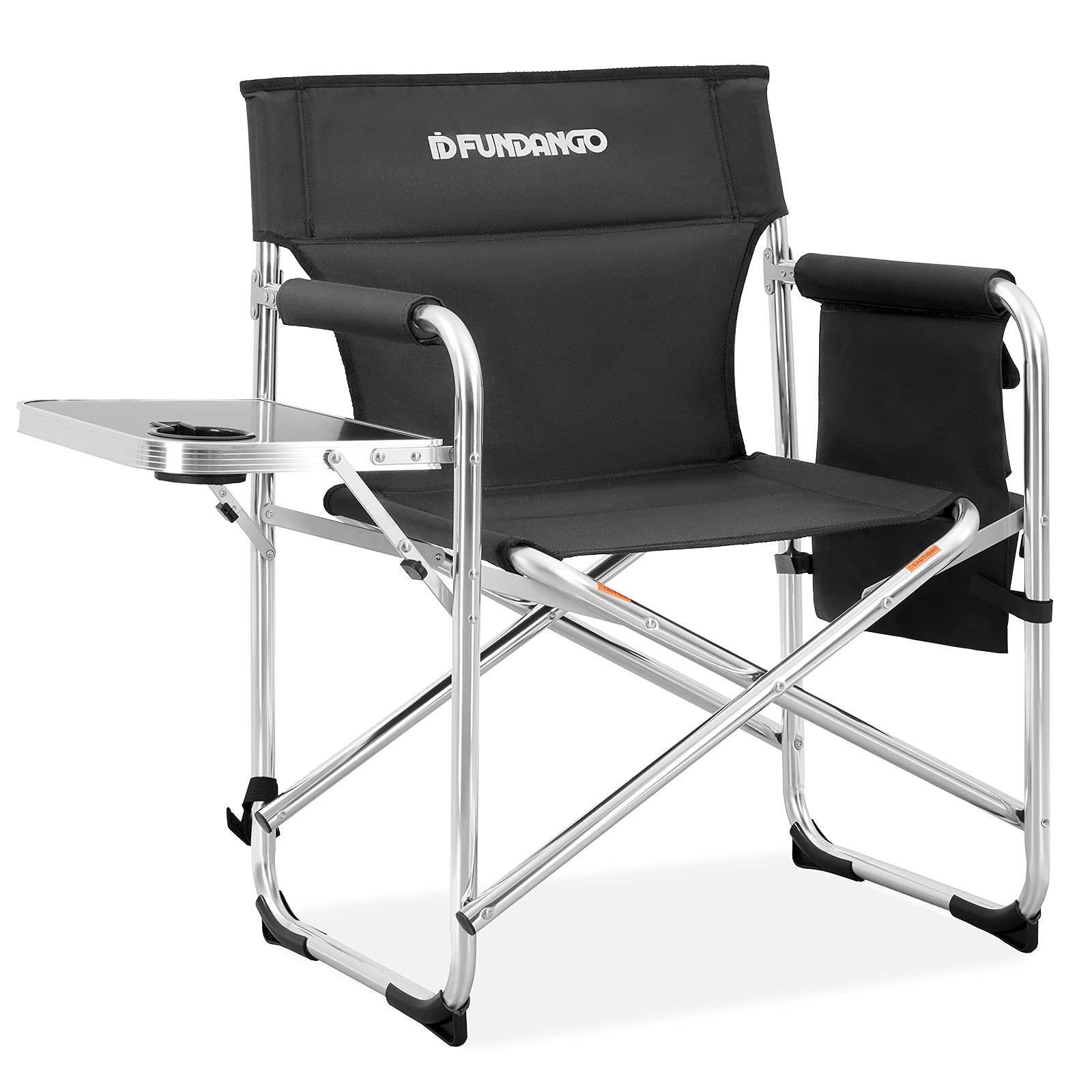 Buy FUNDANGO Director Chair with Side Table & Umbrella Holder, Outdoor