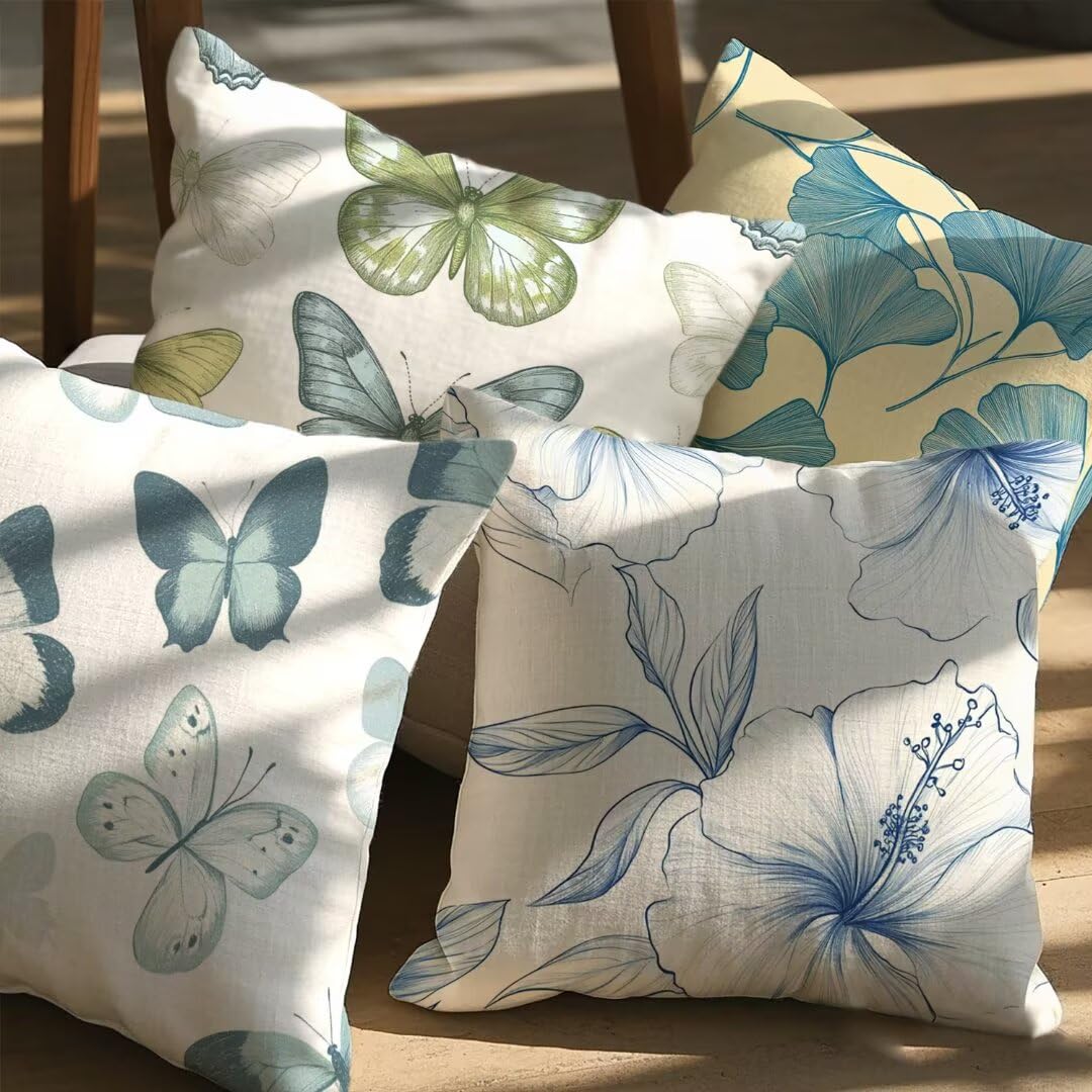 Housse de coussin 55x55cm blanc imperméable pour un canapé de salon moderne et cosy