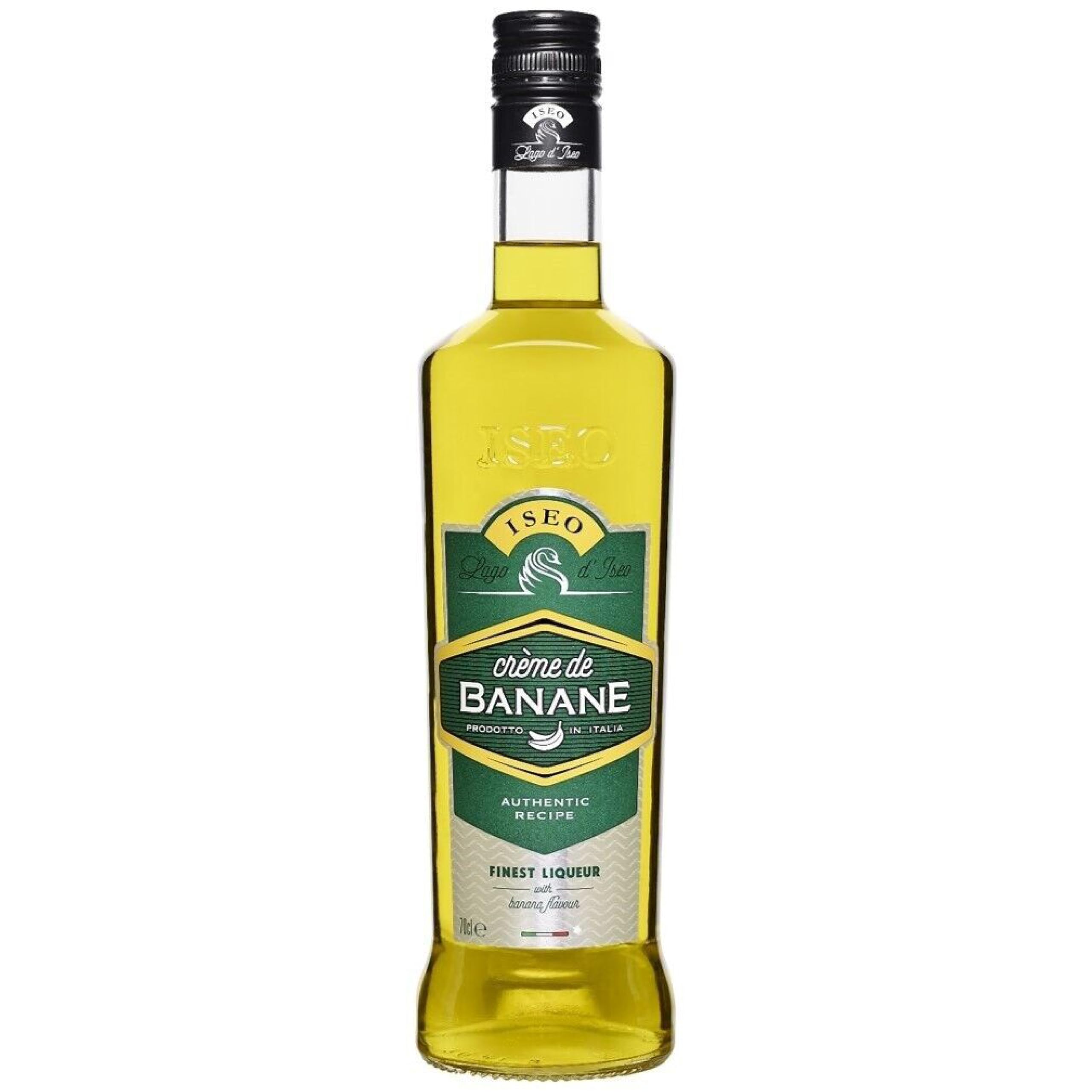 ISEO Crème de Bananes Liqueur 70cl 20% ABV – Italian Banana Liqueur with Tropical Flavour – Perfect for Banana Daiquiri & Dessert Cocktails – Made in Italy