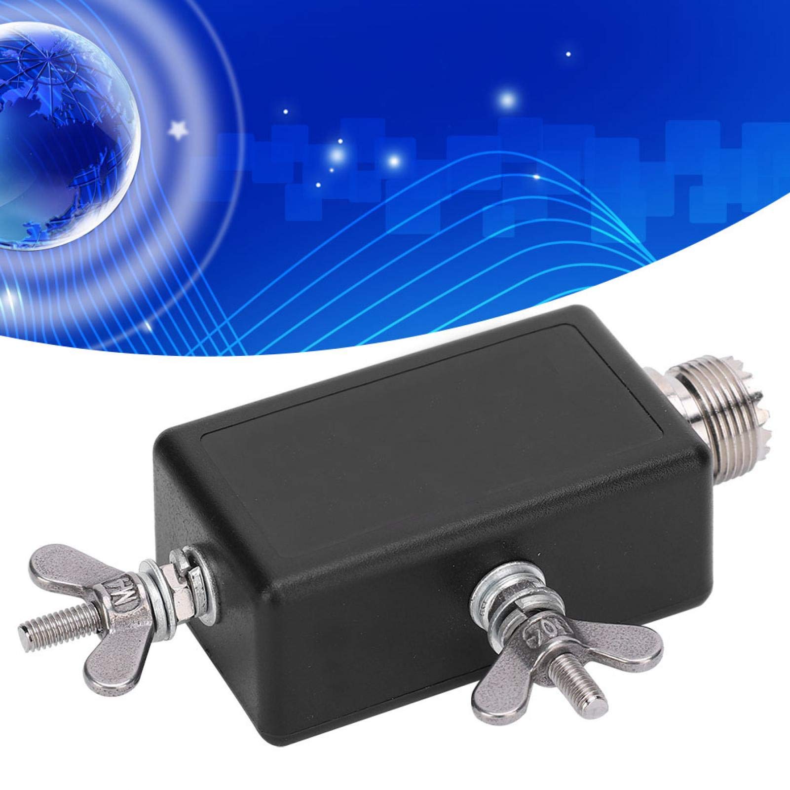Mini Balun 1: 9, Noir éTanche Mini Balun, Convient à L'antenne à Ondes Courtes HF pour La Station QRP et Les Meubles Extérieurs
