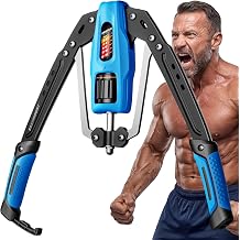 EAST MOUNT Twister Arm Exerciser, Adjustable Hydraulic Resistance 22440 lbs, Arm Chest & Shoulder Strength Trainer for Home Workouts, Upper Body Muscle Builder, Fitness Training Equipment