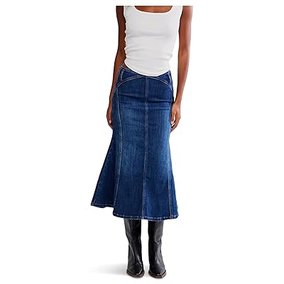 Free People Zia Denim Skirt Women
