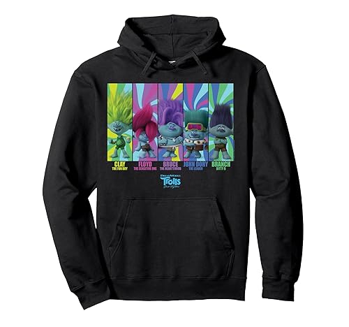 DreamWorks Trolls Band Together BroZone Band Members Pullover Hoodie