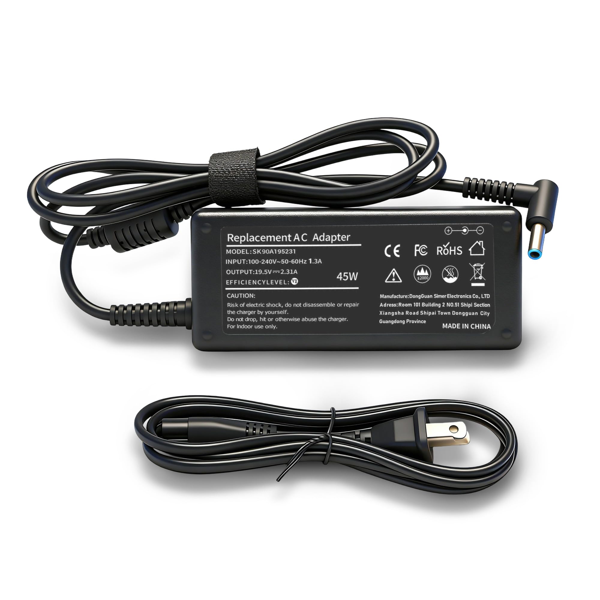 Laptop Charger Type C 65W 45W USB C Compatible with Lenovo Dell Hp Acer chrom...