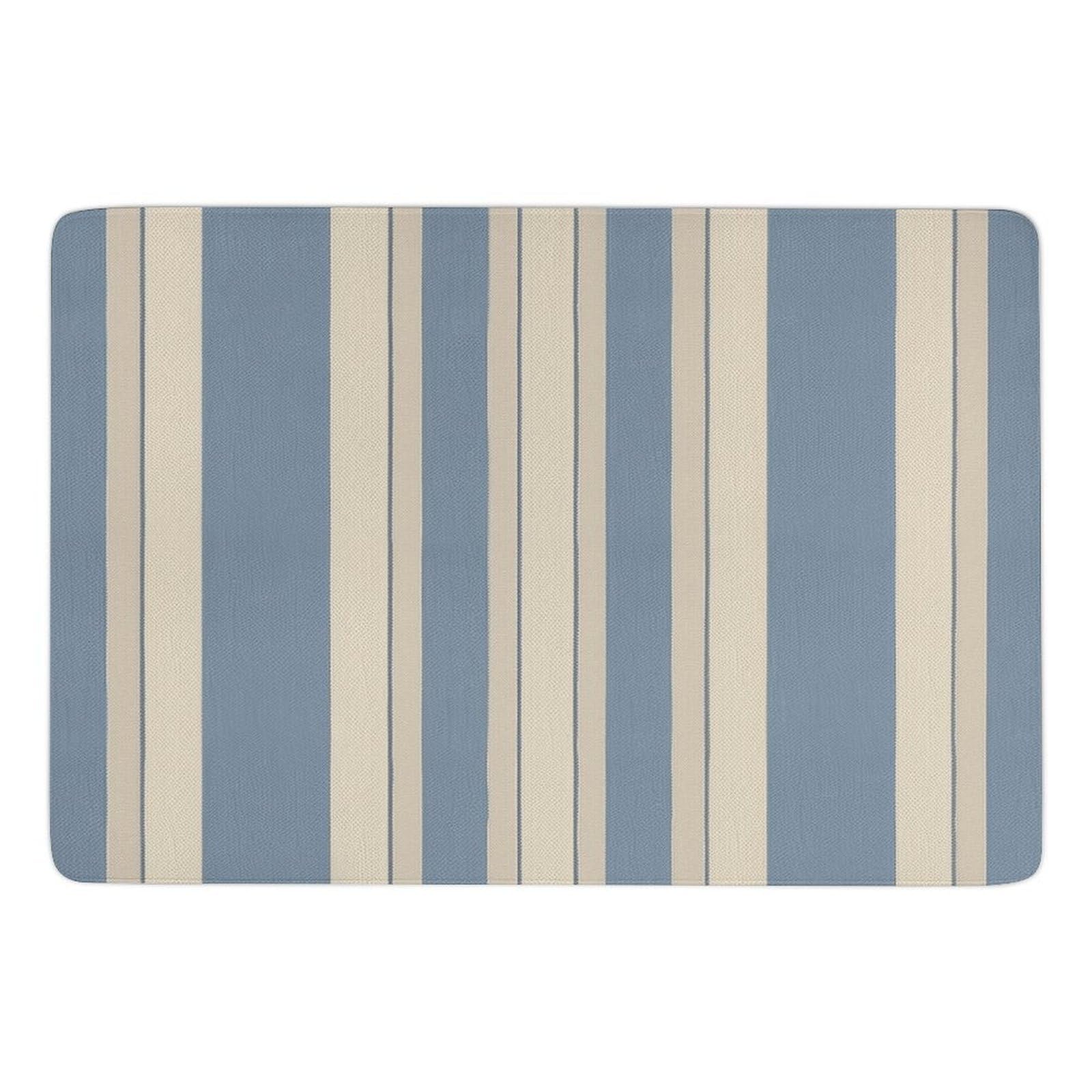 Tapis de sol doux à rayures pour réveiller votre chambre en douceur