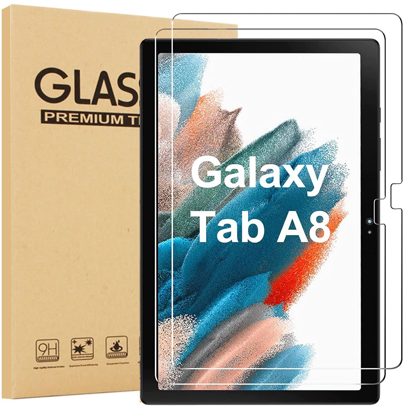 TECHSHIELD® Pack of 2 Tempered Glass Screen Protector for Samsung Galaxy Tab A8 10.5 Inch (SM-X200/SM-X205/SM-X207)(2022 Release) (B09RDWWH93) Amazon Price History, Amazon Price Tracker