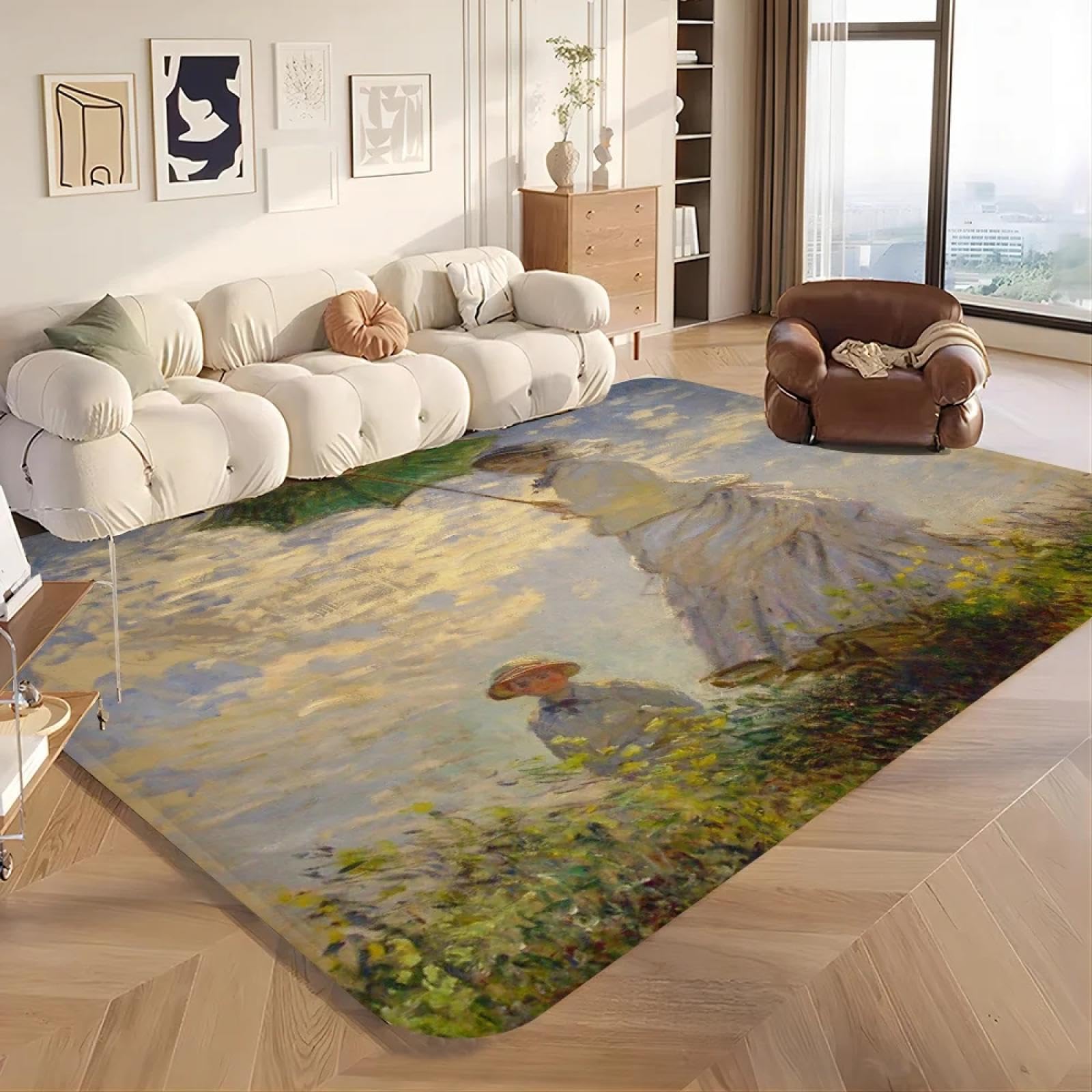 Tapis de sol Claude Monet 100x140 cm en impression textile haute définition