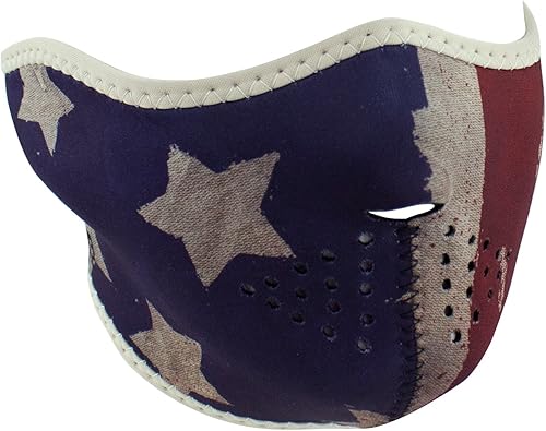 Máscara para la cara ZANheadgear, patriota, talla única , Multicolor