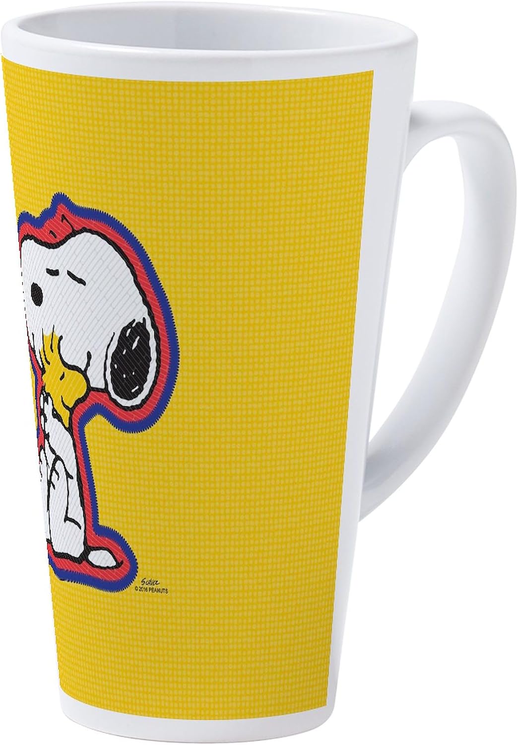 CafePress Peanuts Snoopy 17 oz Latte Mug