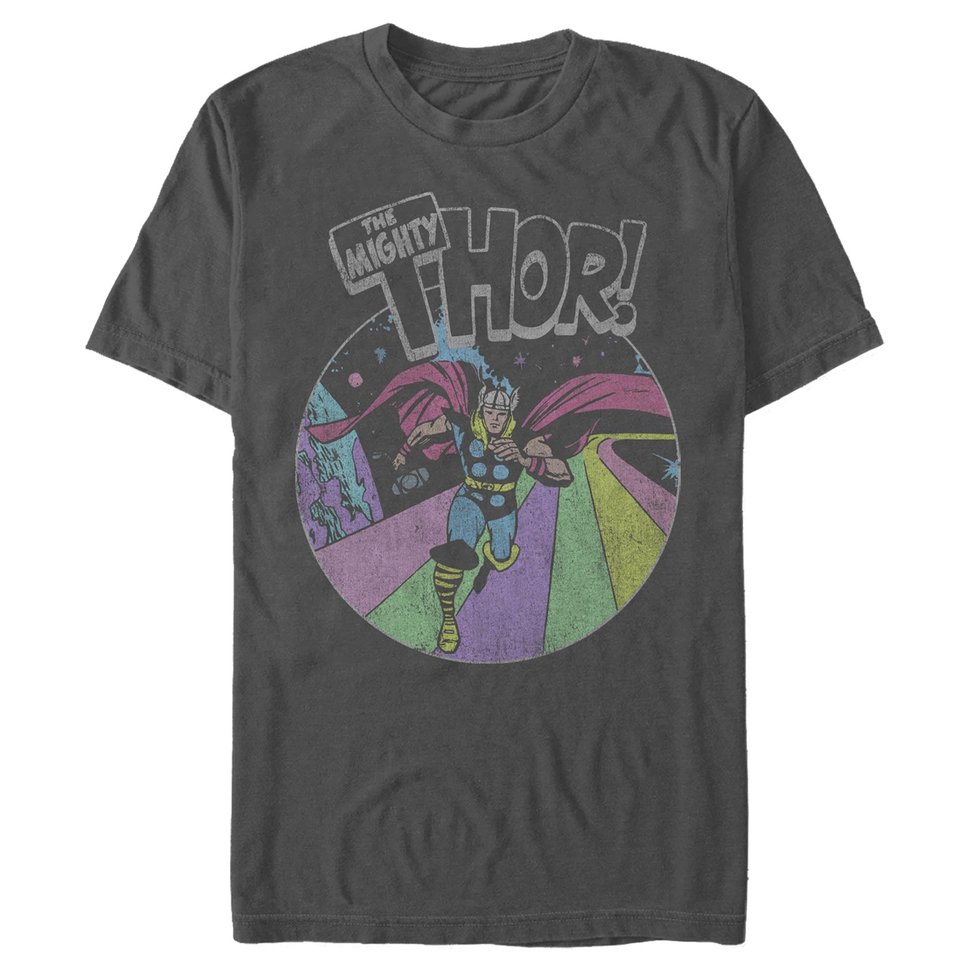 Marvel Universe Grunge Thor Young Men's Short Sleeve Tee Shirt