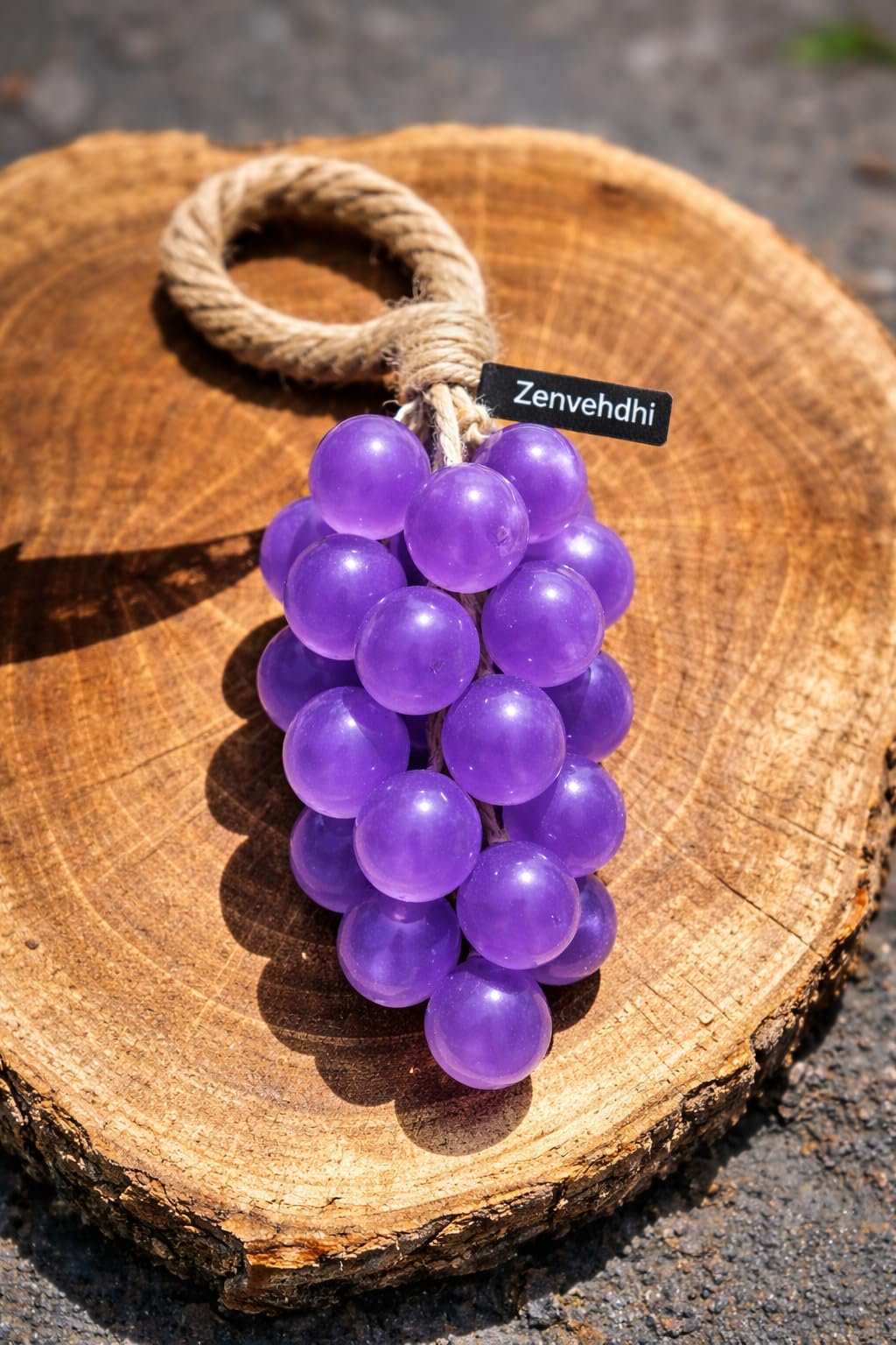 Handmade Lemon Fragrance Hand Soap | Grape Shape Hanging Hand Soap with Jute Rope | Moisturizing, Decorative & Gentle Hand Wash Soap for Daily Use (Lavender)-picture-51