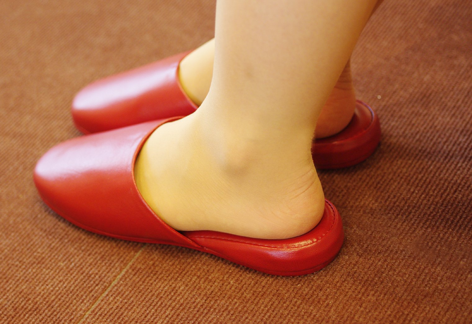 オーミケンシ 高周波レザースリッパ10足組レッド 5703-10 00017784 【北海道・沖縄・離島配送不可】 Amazon.co.jp: オーミケンシ 高周波 レザースリッパ レッド 約23~25.5