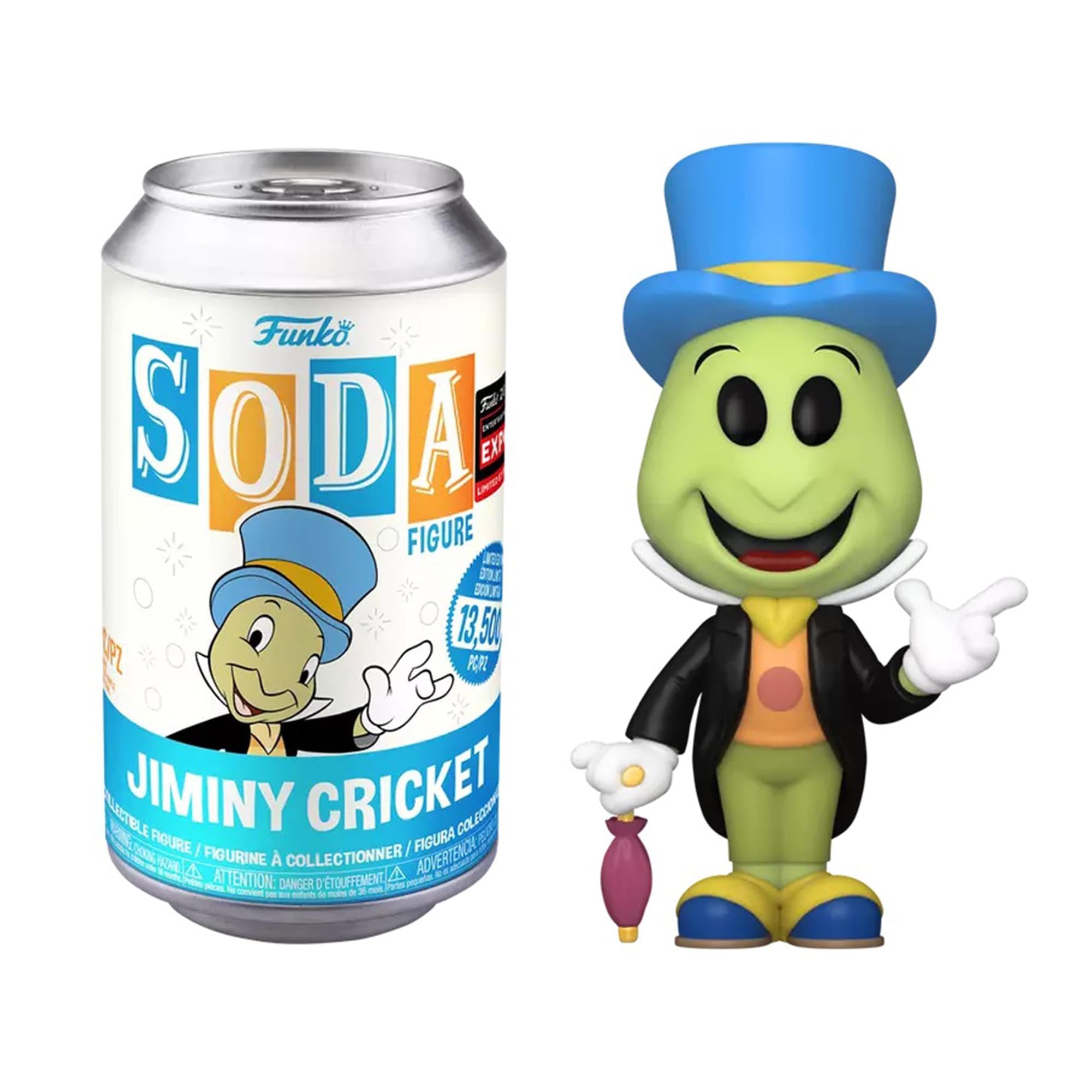 Amazon.com: Funko Soda Vinyl: Disney - Jiminy Cricket Sealed
