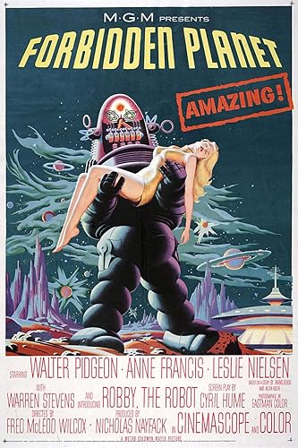 American Gift Services - Póster de la película Vintage Science Ficiton Forbidden Planet - 11x17