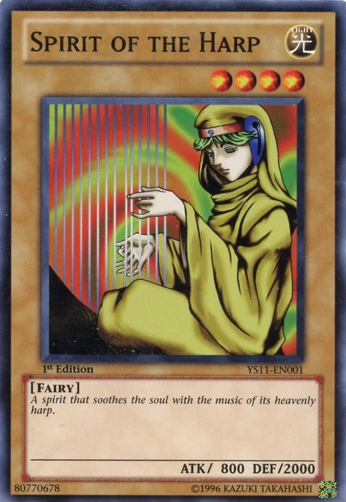 yugioh starter deck dawn of the xyz YU-GI-OH! - Spirit Harp (YS11-EN001) - Deck: of The - 1st Edition Tabletop Gaming - Complete Size:XXL Mystery Box 01-08-02-08