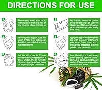 Vista 4 de IDUCEN Tiras de poros, 80 tiras removedoras de puntos negros, removedor de puntos negros, limpieza profunda de poros de carbón de bambú