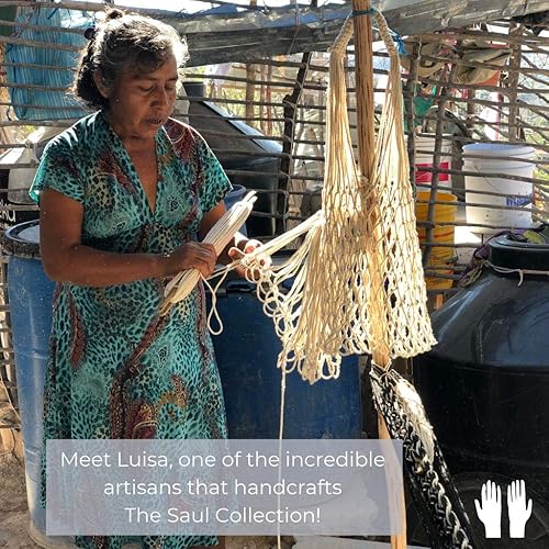 Miniatura 5 de ALL NAHLO Hamaca doble de algodón, portátil, ligera, columpio para hombre, soporte de árbol, cuerda de camping, tienda de campaña al aire libre,