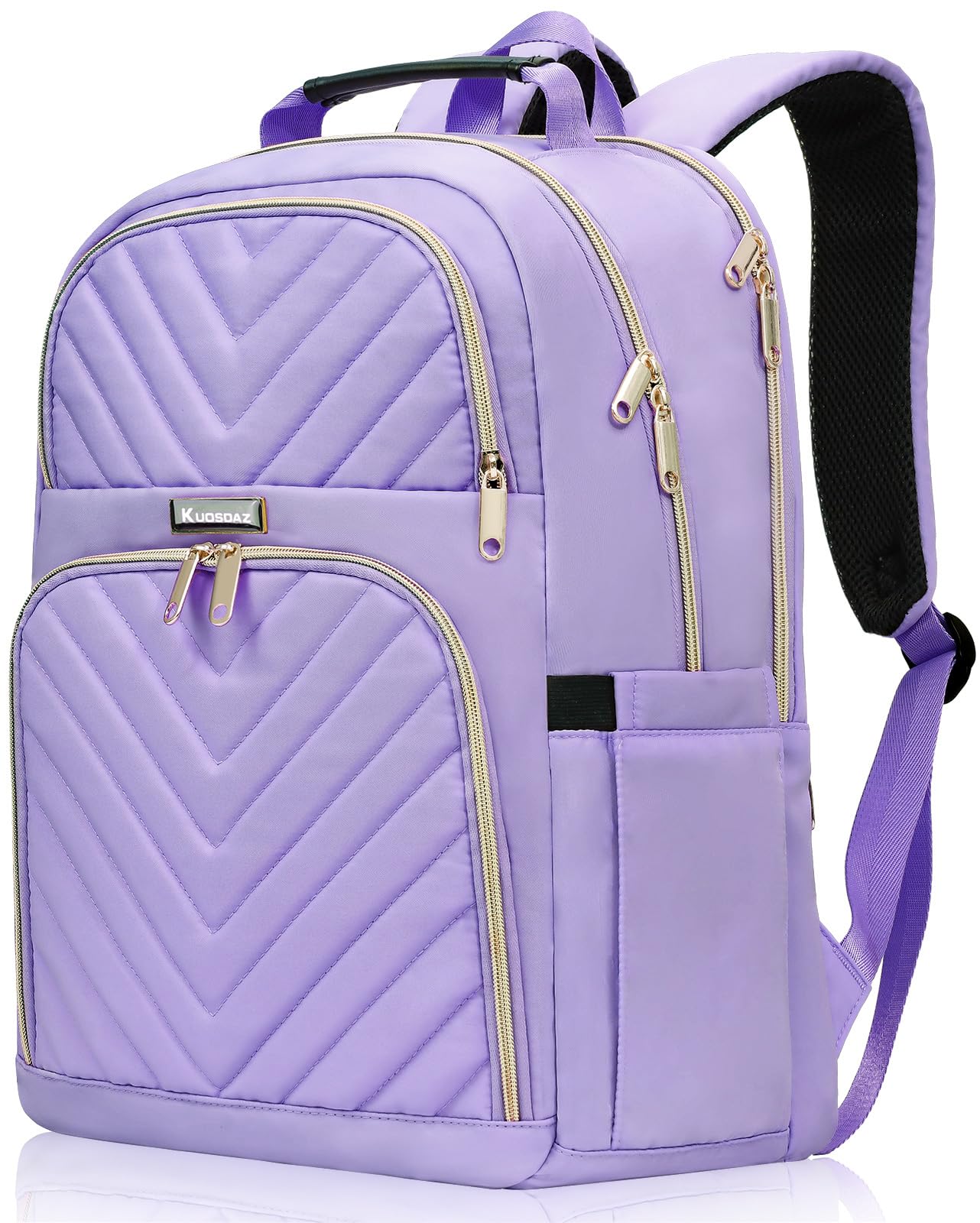Backpack Women, 15.6 Inch School Backpack Girls Teenager with USB Charging Port, Laptop Backpack Stylish Daypack Waterproof for School, Uni, Travel, Work