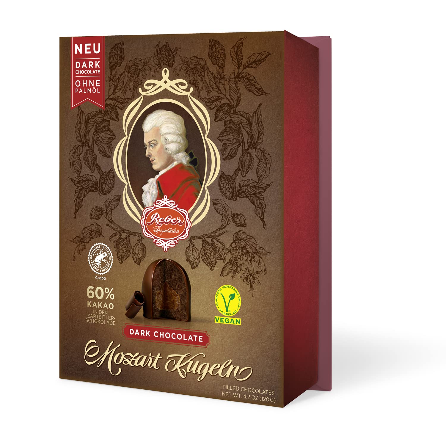Reber Mozart-Kugeln Dark Chocolate – 6er Packung – Echte Reber Mozart ... Reber Mozart-Kugeln Dark Chocolate – 6er Packung – Echte Reber Mozart ...