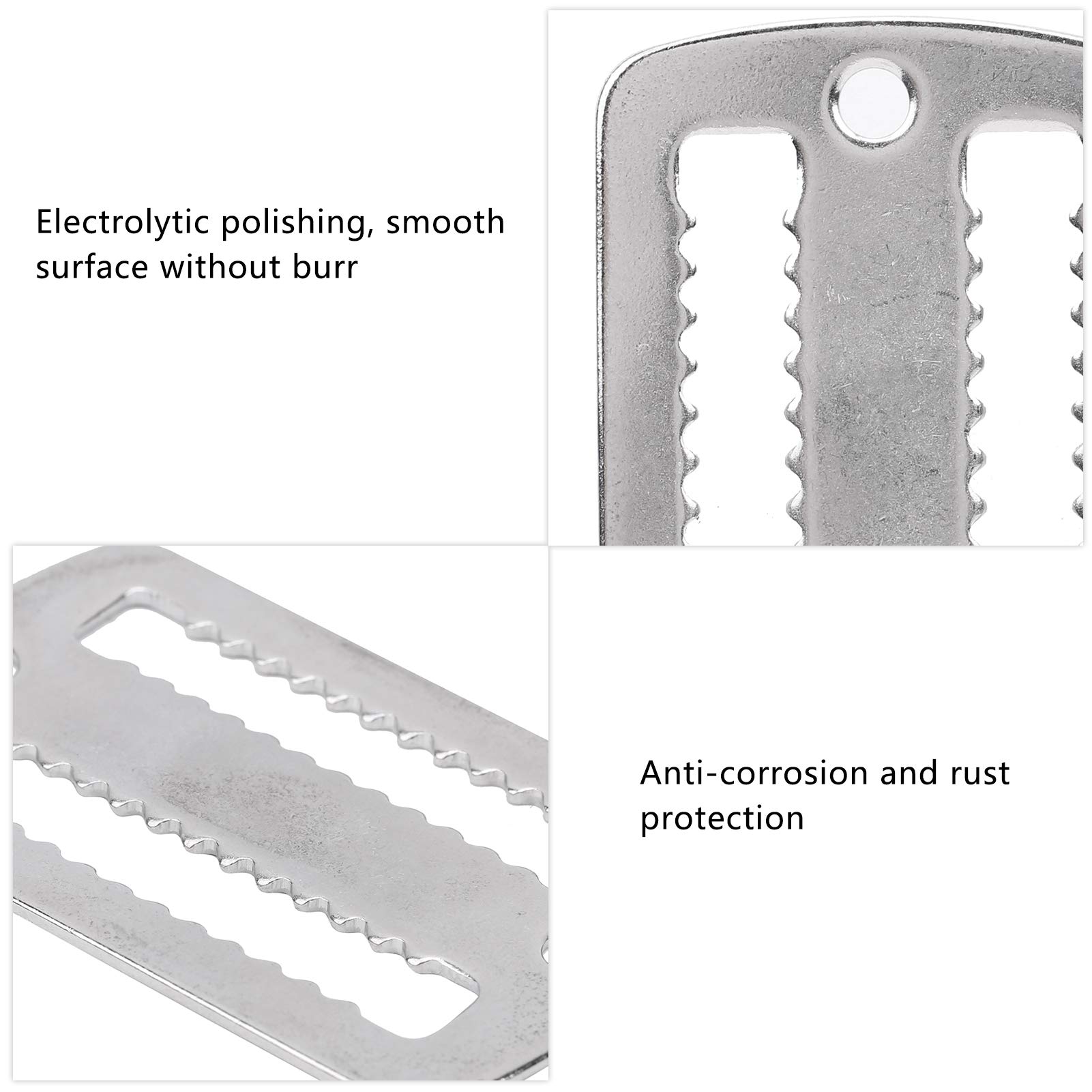 Ymiko Belt Buckle, Stainless Steel Dive Weight with Keeper Buckle Diving for Water Sports