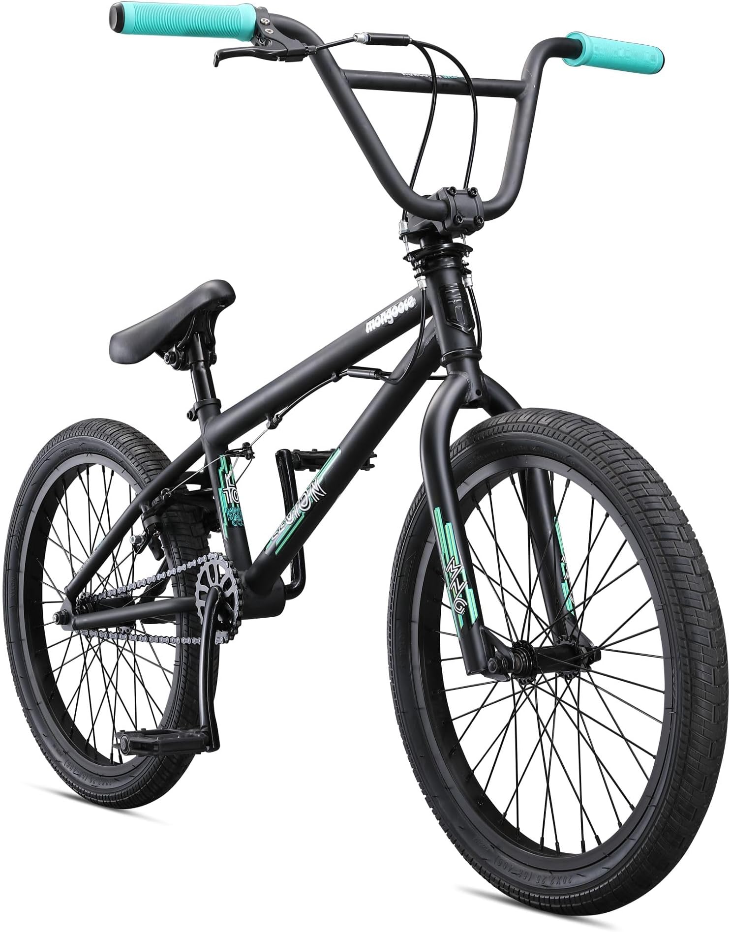 Mongoose Legion Street Freestyle BMX Bike Line for Beginner to Advanced Riders, Hi-Ten Steel or 4130 Chromoly Frame, Micro Drive 25x9T BMX Gearing, U-Brakes with Removable Mounts, and 20-Inch Wheels