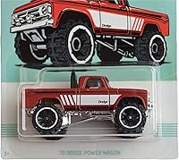 Vista 2 de Hot Wheels rojo '70 Dodge Power Wagon 3/10