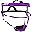 RIP-IT Original Defense Softball Face Mask | Lightweight Protective Softball Fielder\'s Mask | Youth | Purple