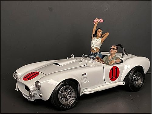 American Diorama Seated Couple Release IV - Juego de figuras de 2 piezas para modelos a escala 124