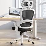TRALT Président du Bureau - chaise de bureau ergonomique avec support arrière, Chaises de bureau à domicile, 330lbs Grandes et grandes chaises de bureau avec appuie-tête, fauteuils de bureau confortables (noir)