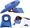 Face Down Pillow Adjustable Stomach Sleeping Pillow for Recovery After Eye Surgery BBL, Vitrectomy, Retinal Surgery, Prone Pillows, Removable Washable Cover, Home Massage Office Workplace Nap Pillows
