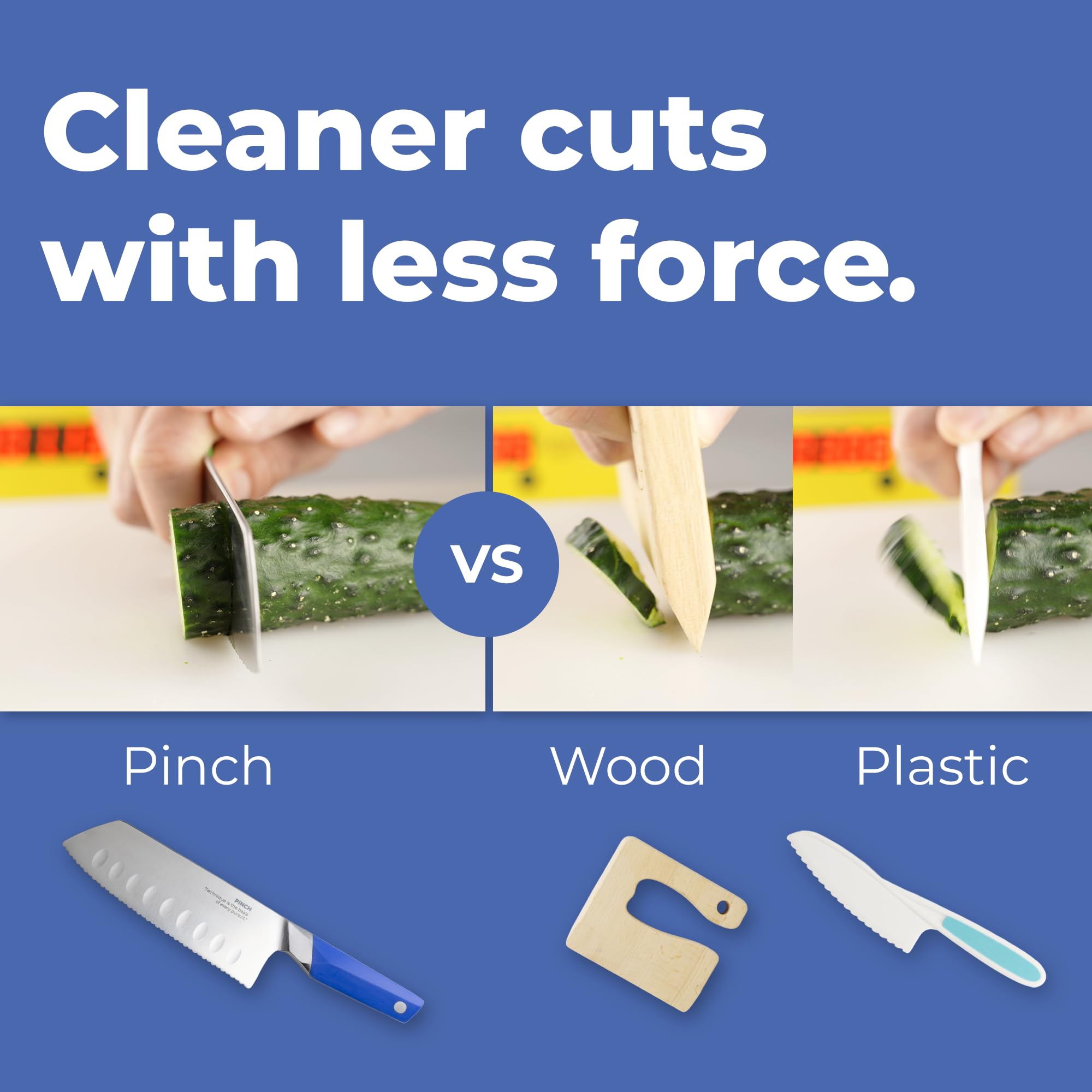 Pinch Kids Chef Knife - Safety Knife for Real Cooking (Ages 4+) — Amazon image 6