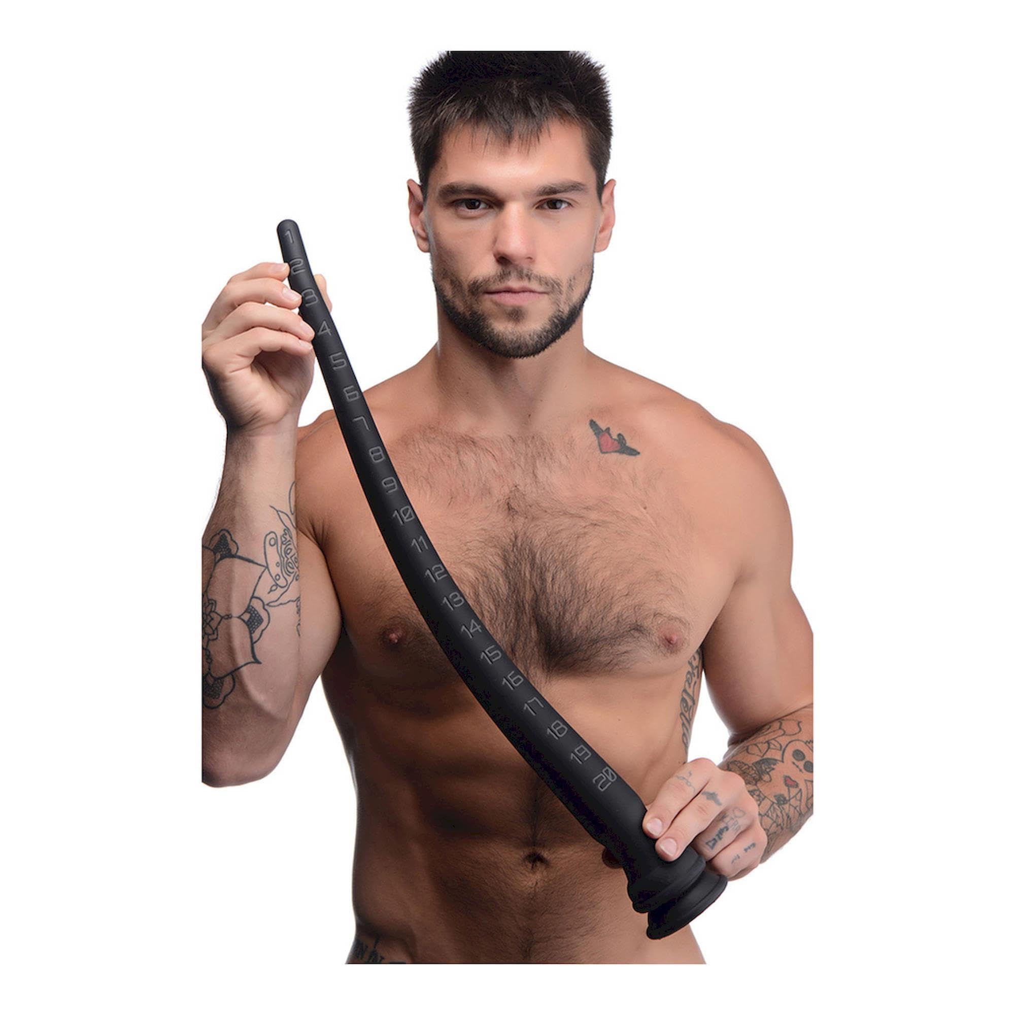 Tubo anale conico in silicone - 22 pollici