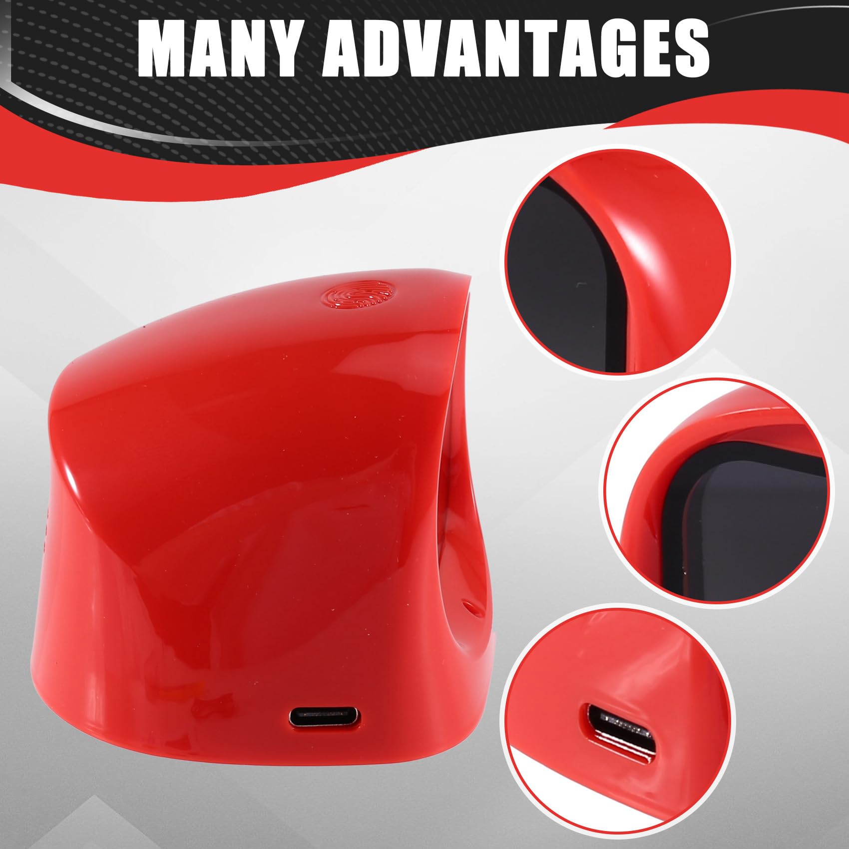 Mascota Electrónica Mangogo con IA, Funciones Interactivas WiFi, Compañero Moderno, Sensor de Personalidad, Emociones, Color Rojo