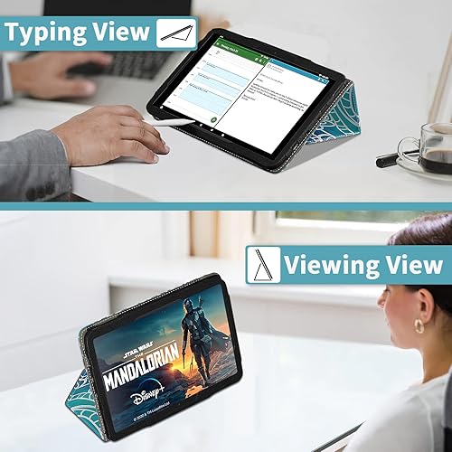 Miniatura 4 de VORI Funda para tableta Tienda Fire HD 10 (11 generación 2021) y Fire HD 10 Plus, funda plegable delgada con función de encendidoapagado y correa de