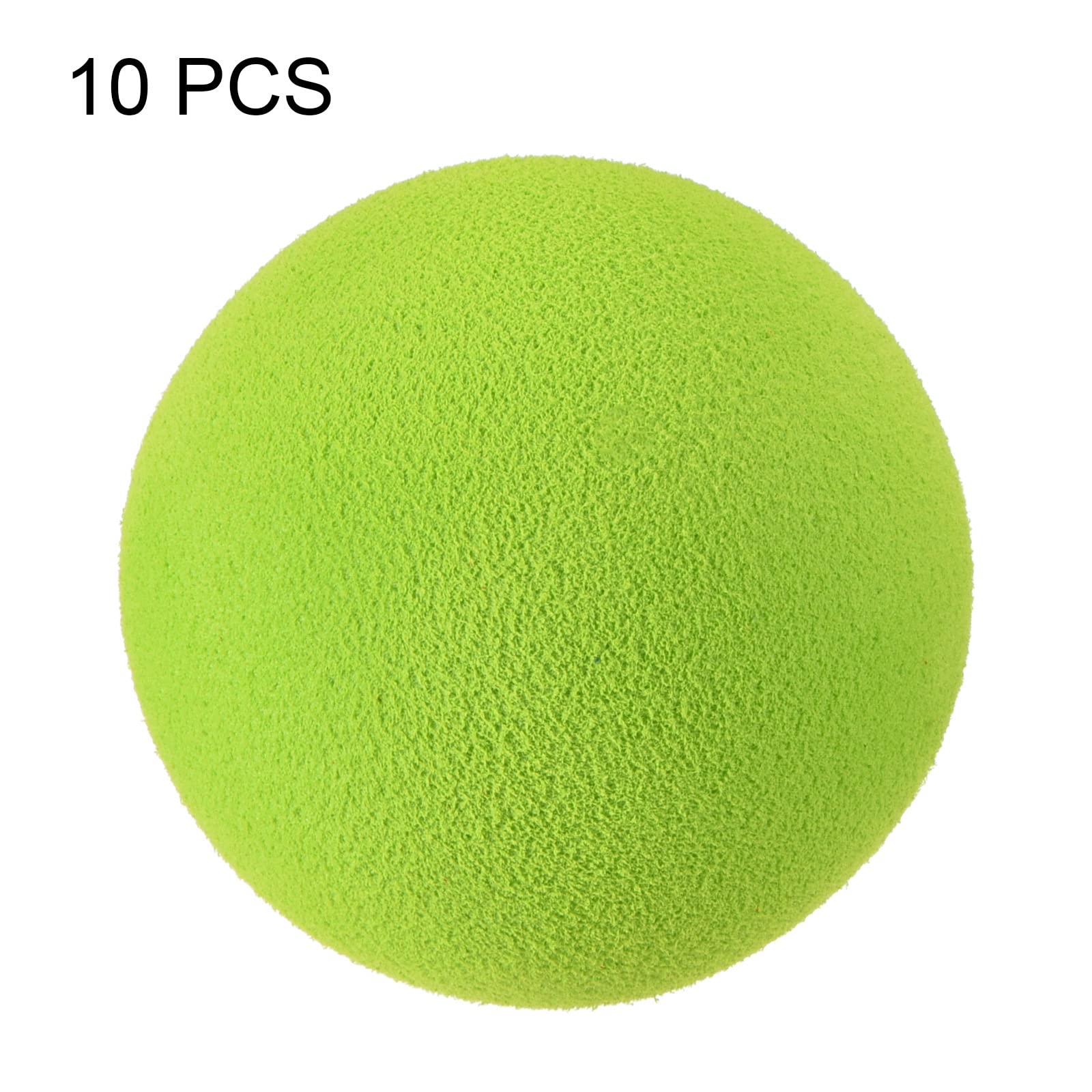 PATIKIL Piankowe piłki golfowe, 10 sztuk gąbki EVA, 42 mm, ćwiczenia, huśtawka do treningu w pomieszczeniach, zielone