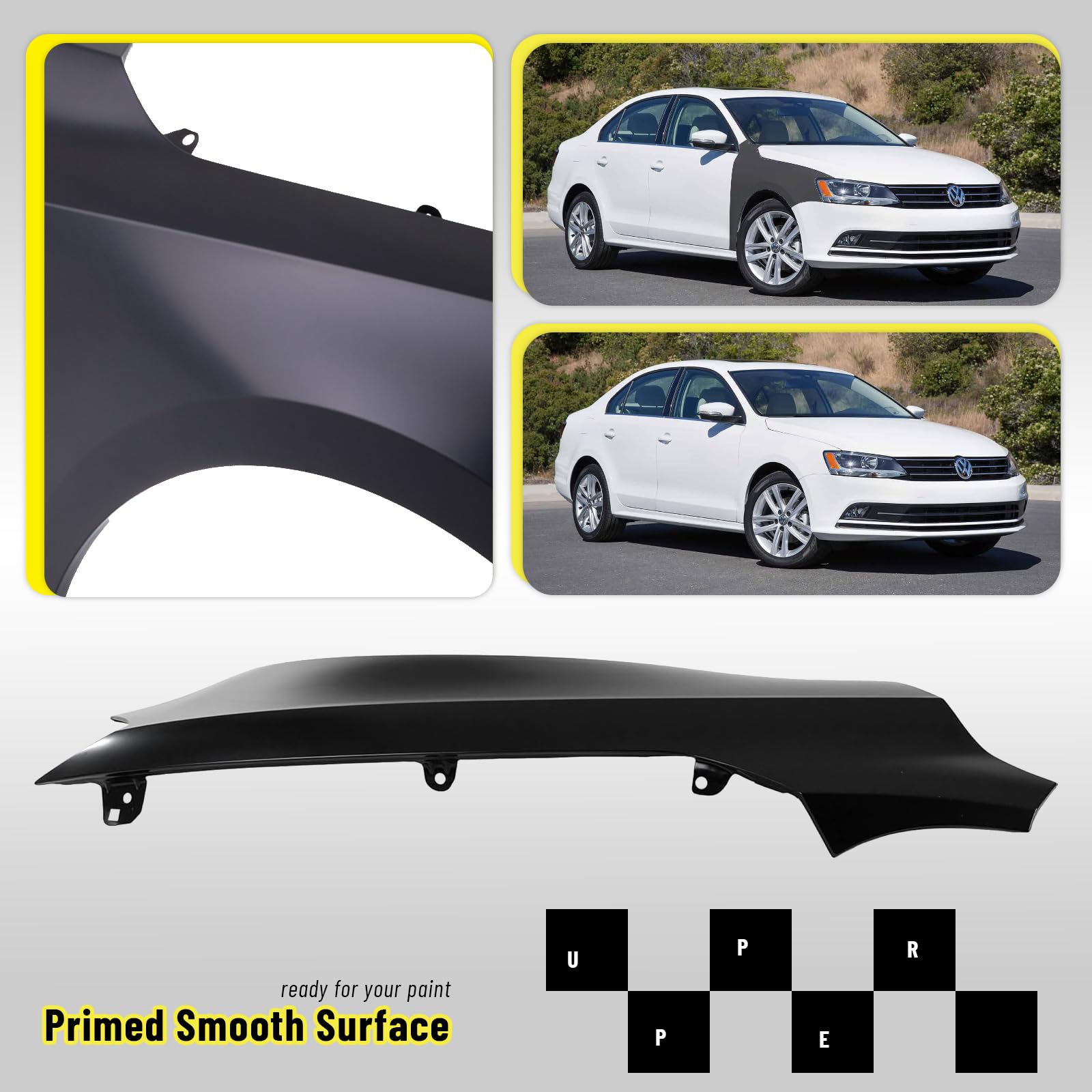 Amazon | CarPartsDepot フロント助手席右側フェンダーパネル