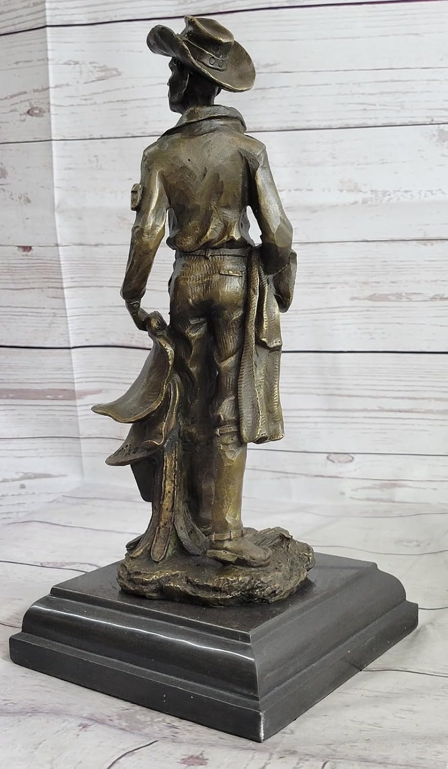 Original Kamiko Bronze Sculpture Cowboy Mountain Man Western Bust Rare Decorative Artwork for Home Sale Deal by Think Bronze