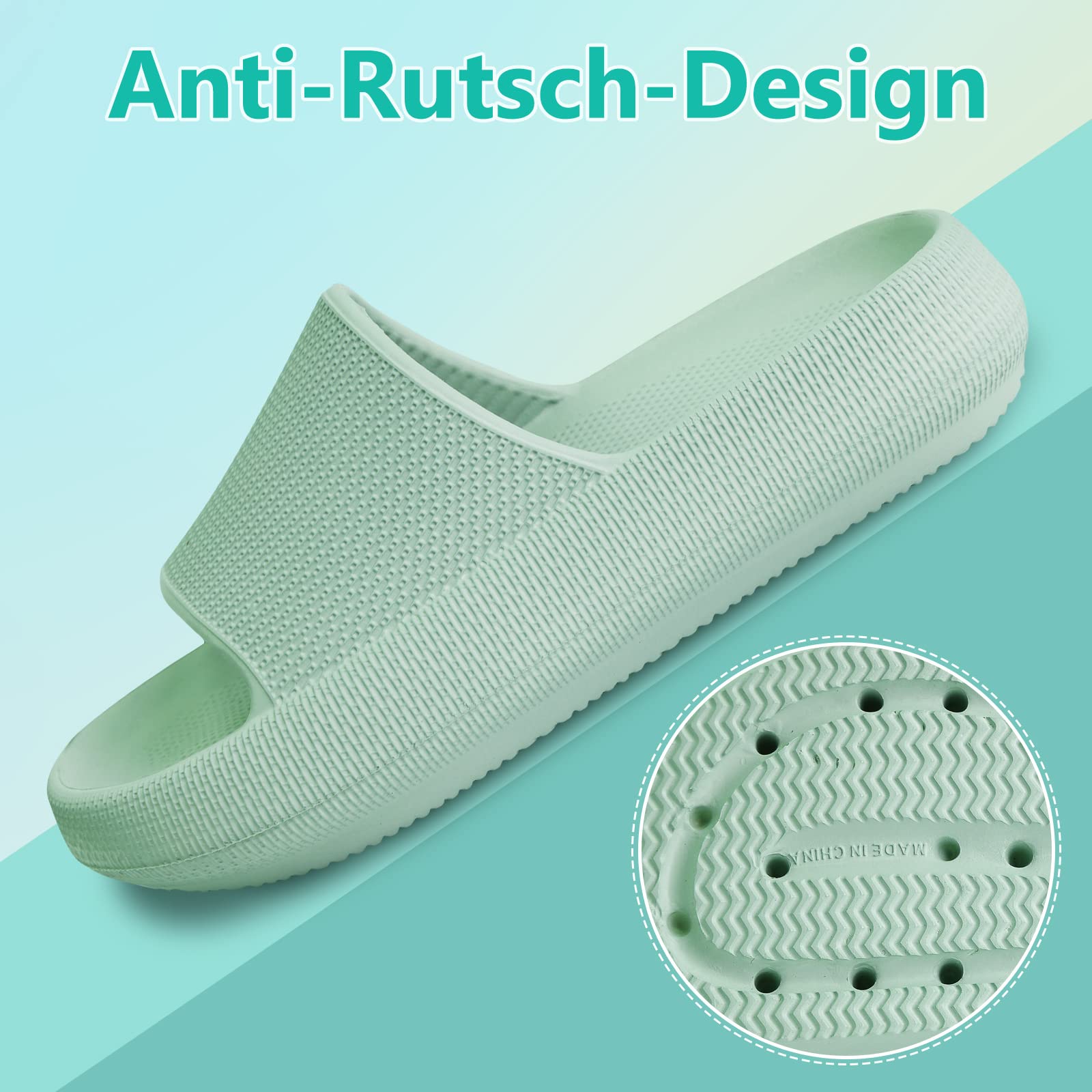 Unisex Kinder Badelatschen Jungen Mädchen Badeschlappen Cozy Slides Wolken Schlappen Original Eva Weiche Dicke Sohle rutschfeste Schwimmbad Strand Badeschuhe 29-37 EU
