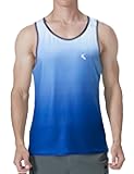 KPSUN Men's Quick Dry Sports Tank Tops Athletic Gym Bodybuilding Fitness Sleeveless Shirts for Beach Running Workout