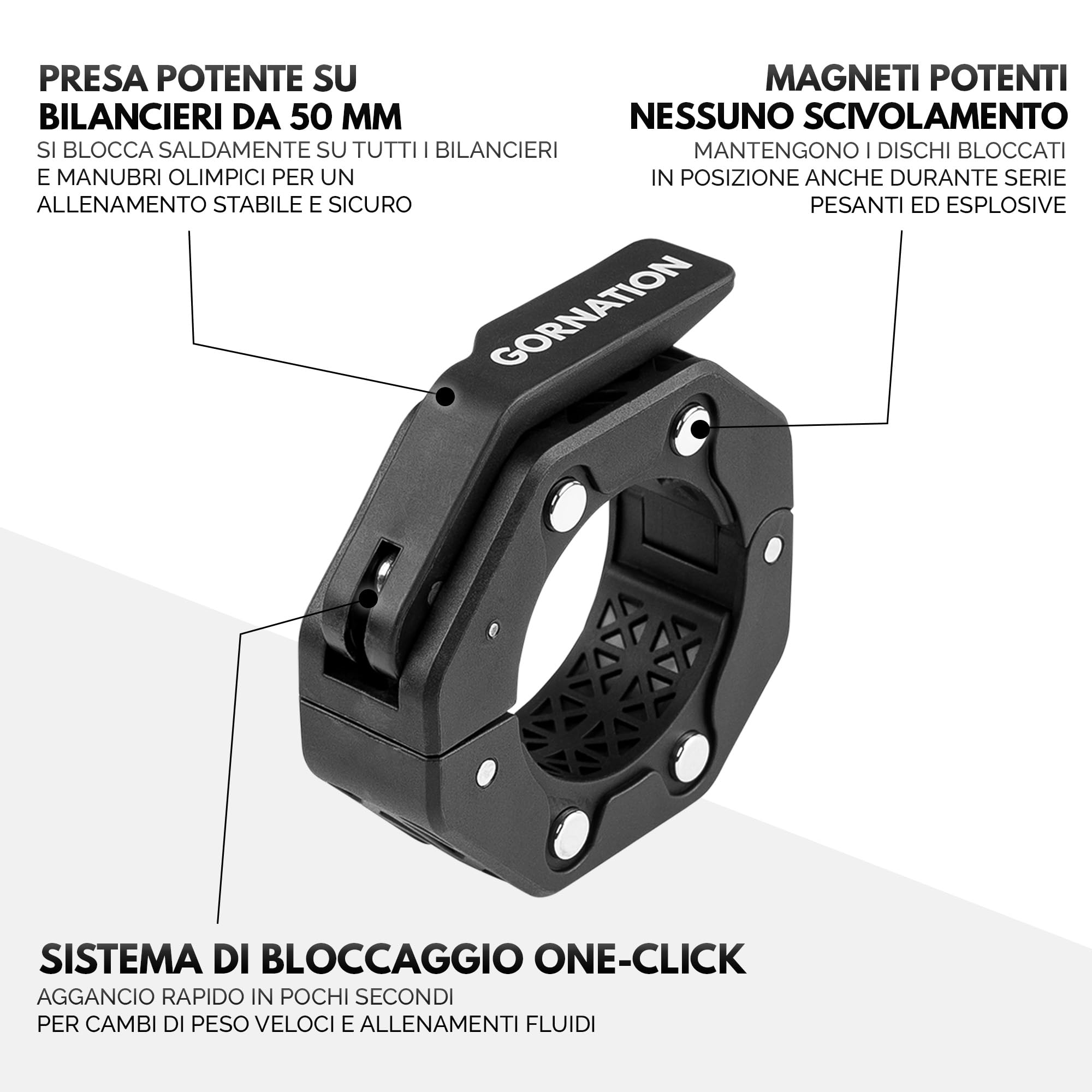 GORNATION Set di 2 clip magnetiche