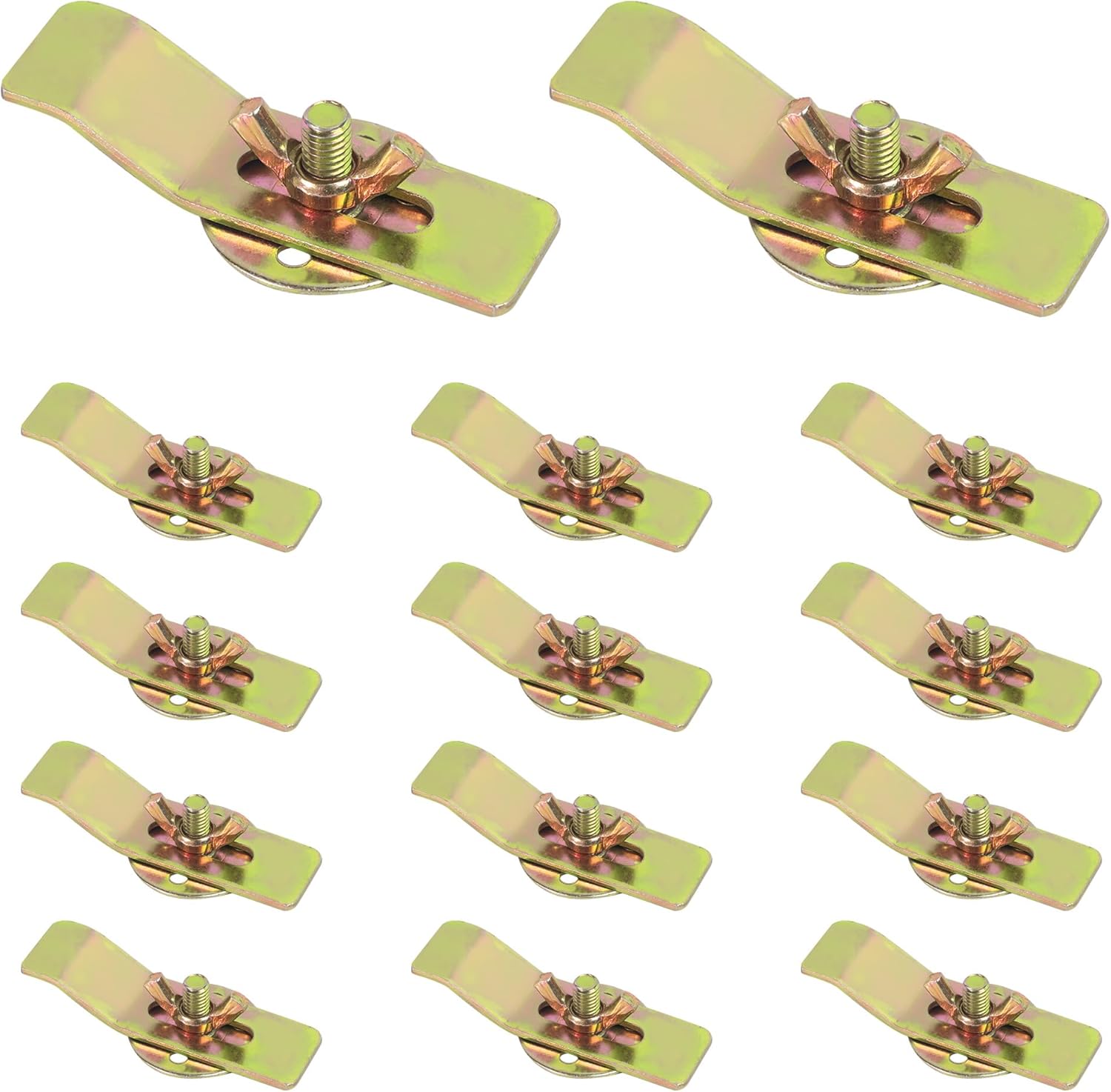 14-Pack Premium Undermount Sink Clips Kit | Heavy-Duty Premium Sink Brackets and Supports for Kitchen & Bathroom Countertop Installation