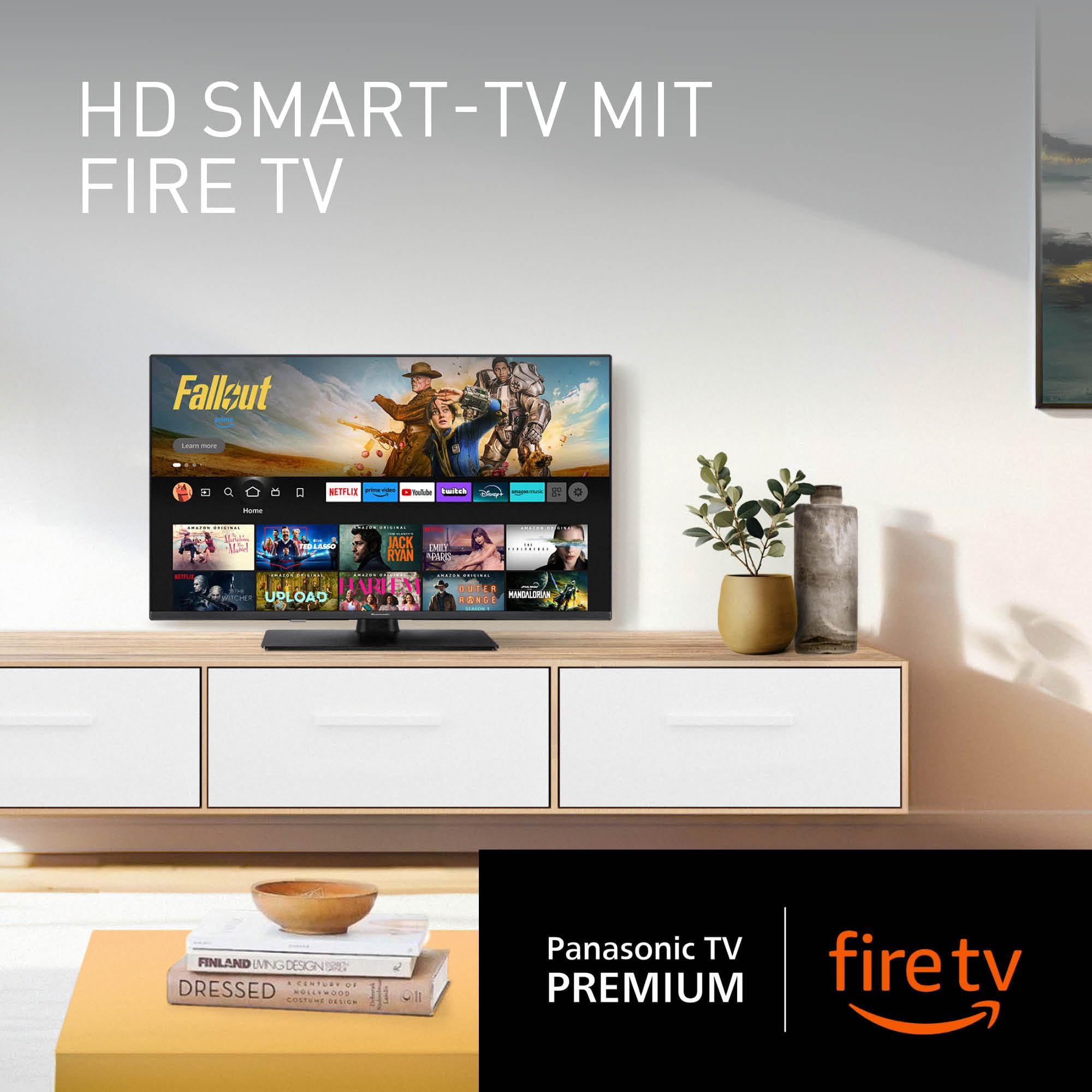 Panasonic TV-32S50AEZC, S50A Serie 32 Zoll HD LED Smart TV, Fire TV, HD | Color Engine, HDR, Alexa-Sprachsteuerung, Gaming-Modus, Media Player,